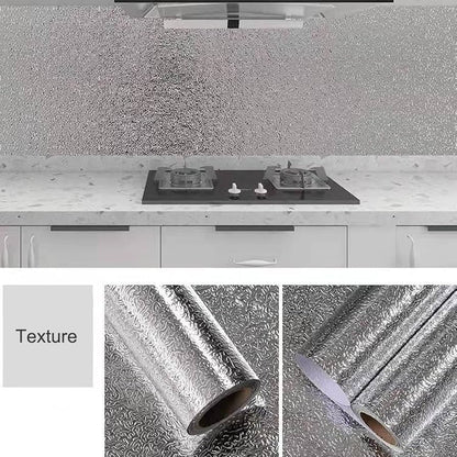 ROLLO DE PAPEL DE ALUMINIO ADHESIVO PARA COCINA 60CMX3M LISO/ CORRUGADO