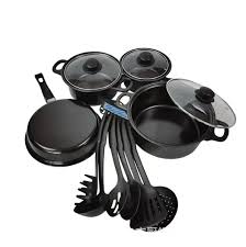 SET DE OLLAS Y SARTENES ANTIADHERENTES DE 13 UTENCILIOS